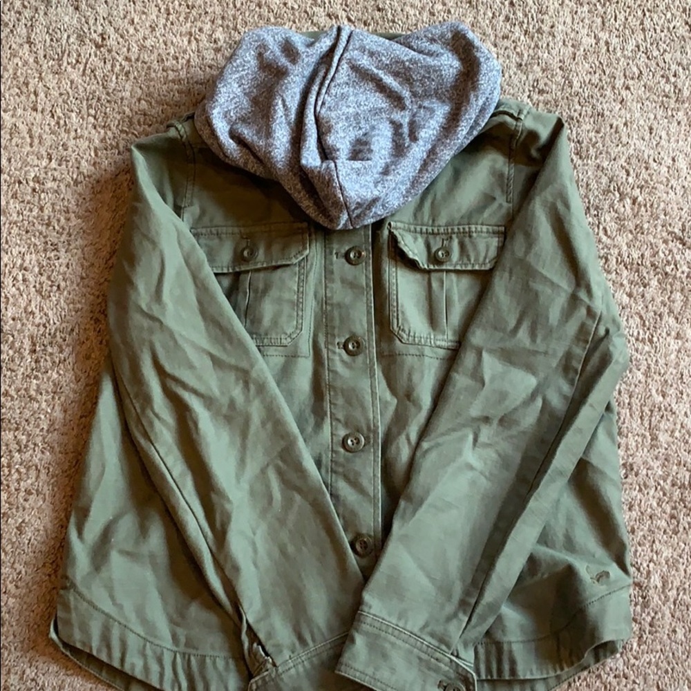 Denim Jacket with Hood